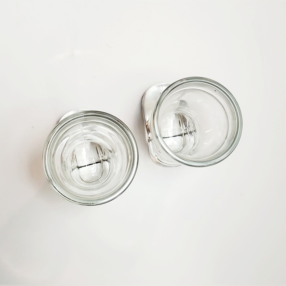 MCM Mod Dep Clear Boot Set of 2 Shot Liqueur Glasses - Picture 4 of 6